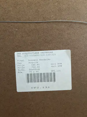 Rosemin Hendriks - Vrouw met konijn kopen? Bied vanaf 135!