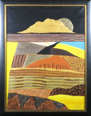 Ronald Boonacker - Acryl op doek, Plantage Orient - Ingelijst kopen? Bied vanaf 150!