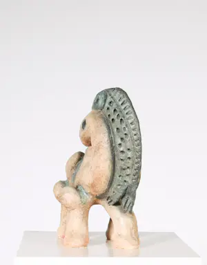 Cees Vermeer - Keramieken beeld, paard en vis kopen? Bied vanaf 50!