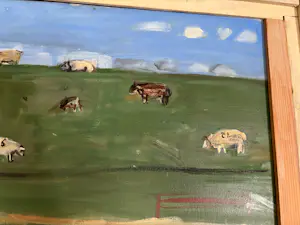 Marjan de Glopper - Landschap met koeien kopen? Bied vanaf 200!