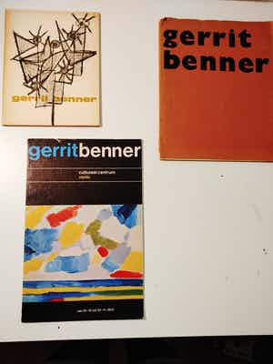 Gerrit Benner - 3 prachtige catalogi 1955-1970 verkocht voor € 1!