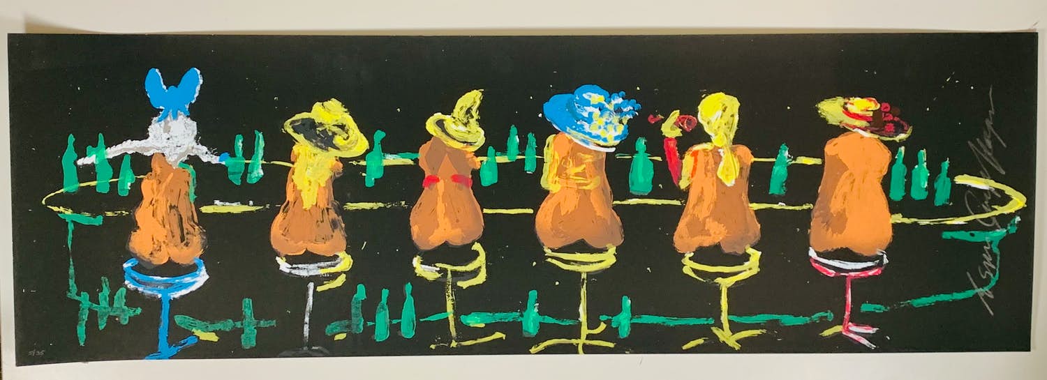 Espen Hagen - Six ladies at the black bar kopen? Bied vanaf 50!