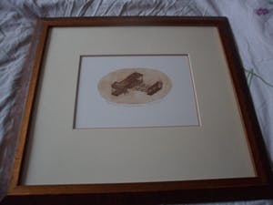 Leentje Linders - Ets, Titel, "De tweedekker Tasman". kopen? Bied vanaf 20!