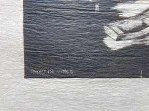 Daan de Vries - LOT VAN 4 STUKS / ZW-W HOUTSNEDE / SIG kopen? Bied vanaf 55!