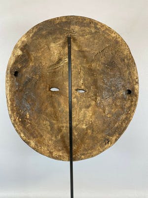 Eket - 210955 - Old & Tribal used African round mask from Eket - Nigeria. kopen? Bied vanaf 65!
