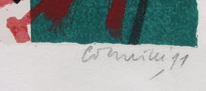 Corneille - Zeefdruk uit Een schedel vol stem - Ingelijst kopen? Bied vanaf 1!