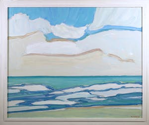 Paul Overhaus - Acryl op board, Zomer - Ingelijst (Groot) kopen? Bied vanaf 100!