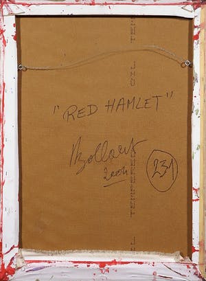 Jan Bollaert - Gemengde techniek op board, Red Hamlet kopen? Bied vanaf 1!