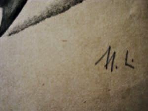 Marie Laurencin - Originele ca. 1930 , potloodgesigneerde Lithografie - Zelportret - BIJZONDER!! kopen? Bied vanaf 758!