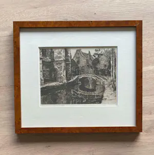 Jan Sirks - Ets - Vrouwenregt Delft kopen? Bied vanaf 45!