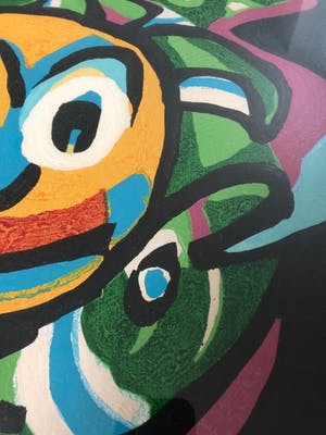 Karel Appel - Clown au Serpent kopen? Bied vanaf 1650!