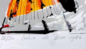 Lukie de Bree - abstracte kleuren compositie kopen? Bied vanaf 1!