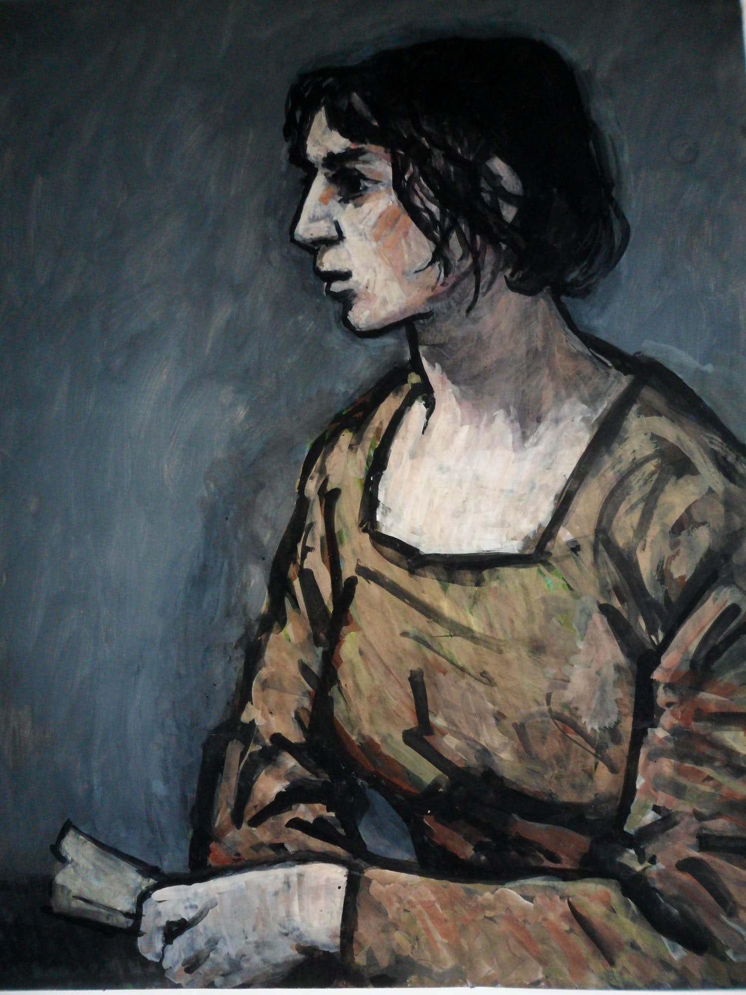 Theo Michels - Meisje in profiel. verkocht voor € 150!