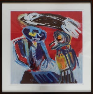 Martin van Wordragen - Zeefdruk OVER DE NATUUR Handgesigneerd INGELIJST!! kopen? Bied vanaf 225!