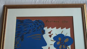 Alexandre Fassianos - Litho, ingelijst , “Mythologische voorstelling” – nr. 1 van 50 ex. kopen? Bied vanaf 100!