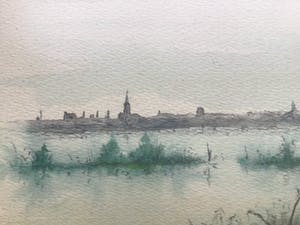 Niet of onleesbaar gesigneerd - Veenplas kopen? Bied vanaf 1!