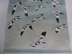 Joost Minnigh - Litho, Titel, "Boven zee". kopen? Bied vanaf 50!