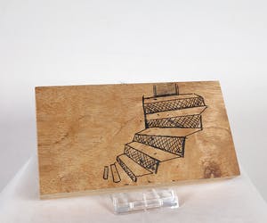 Rene Daniels - Gesigneerde multiple + zeefdruk uitgegeven door Galerie Bébert - De kelder de zolder kopen? Bied vanaf 750!
