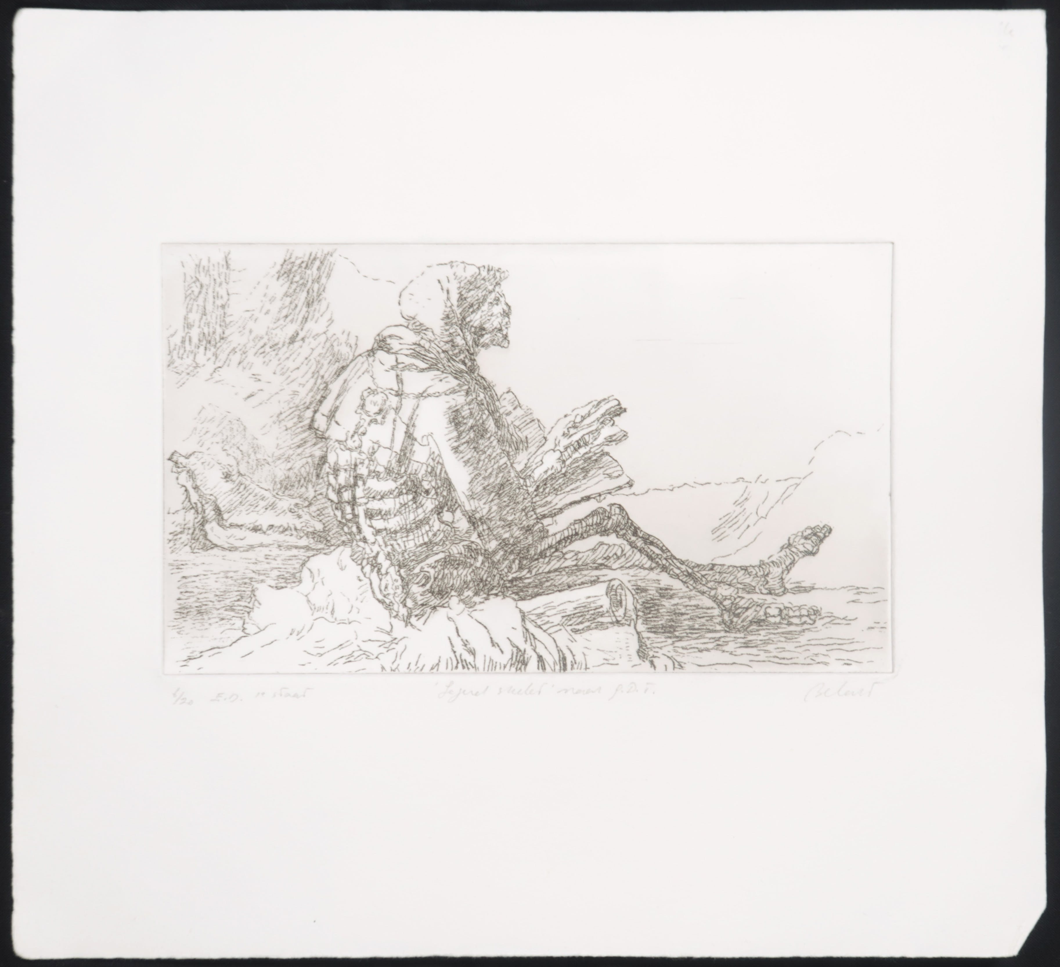 Gerard Bellaart - Lotje met 6 etsen op papier kopen? Bied vanaf 1!