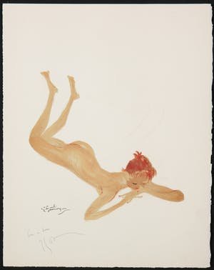 Jean-Gabriel Domergue - Litho, Sabine uit de portfolio La Parisienne kopen? Bied vanaf 200!