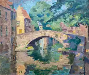 Henri Geertsen - bruggetje te Brugge verkauft für € 95!
