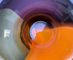 Bernard Heesen - GLAZEN SCHAAL IN DRIE KLEUREN kopen? Bied vanaf 80!