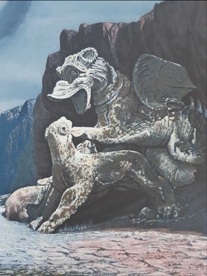 Carel Willink - Litho: De eeuwige schreeuw kopen? Bied vanaf 300!