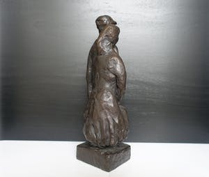 Brons (Onbekend) - "op stap" brons 7 kg! kopen? Bied vanaf 150!