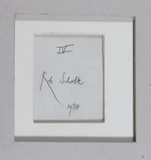 Rob Scholte - Gouache op papier, The four seasons - Ingelijst (Groot) kopen? Bied vanaf 350!