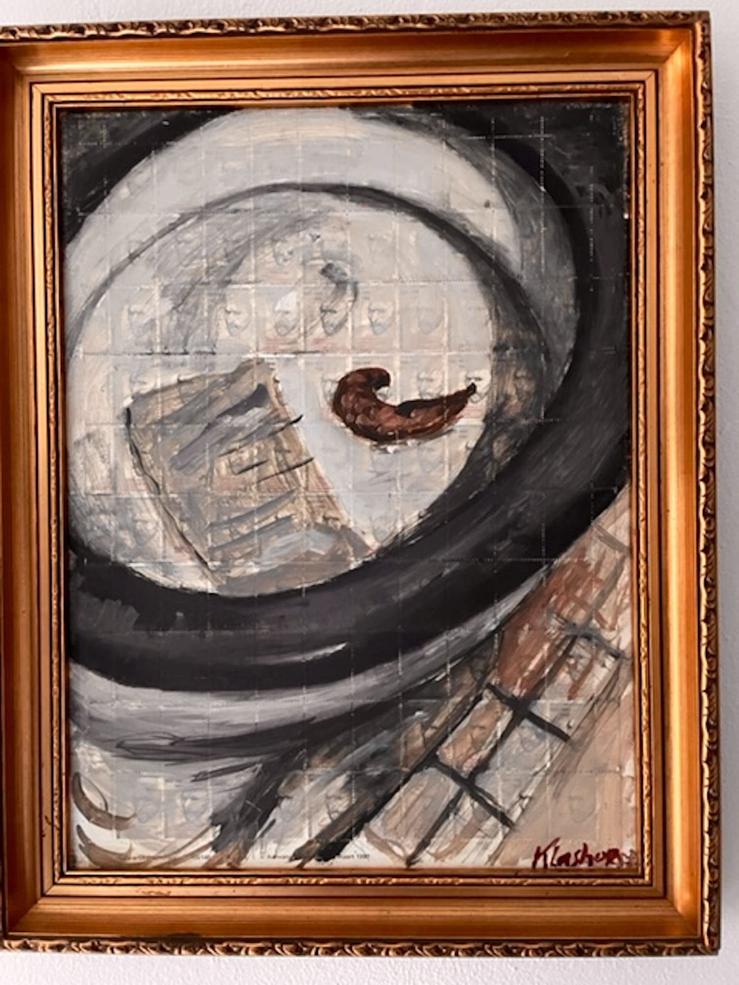 Peter Klashorst - Uniek kunstwerk Peter Klashorst verkocht voor € 250!