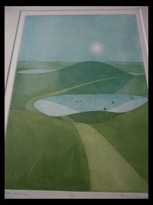 Koosje Wagenaar - Kleurenlitho,titel,"Indian Summer". kopen? Bied vanaf 10!