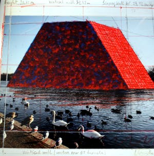 Christo - Mastaba Londen 2019 offset handgesigneerd 84 x 59,5 cm kopen? Bied vanaf 175!