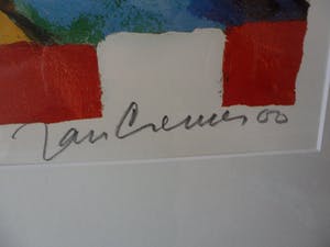 Jan Cremer - Zeefdruk 'Vuurwerkramp' genummerd en potlood gesigneerd kopen? Bied vanaf 125!