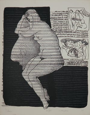 Jaap Hillenius - Lot van vijf litho's, Zonder titel kopen? Bied vanaf 1!