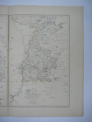 Jacob Kuyper - Kaart Hertogdom Limburg 1866 kopen? Bied vanaf 75!