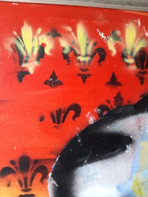 Herman Brood - schilderij Knight met HBM certificaat ingelijst TOPWERK kopen? Bied vanaf 5200!