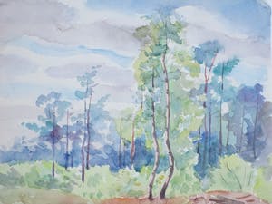 Han Krug - Barchem - Aquarel kopen? Bied vanaf 20!