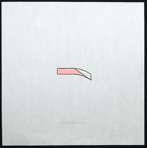 Cees Andriessen - Linosnede op rijstpapier, Zonder titel kopen? Bied vanaf 1!