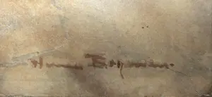 Herman Bogman (jr.) - Aquarel, Schelpen - Ingelijst kopen? Bied vanaf 200!