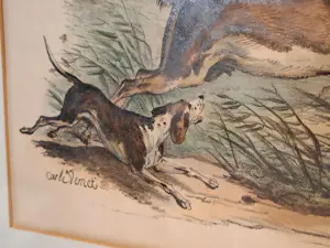 Carle Vernet - Handingekleurde litho jachttafreel kopen? Bied vanaf 35!