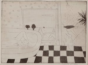 Henriette van Egten - z.t - 74/75 - 1974 - ets op papier - BKR Zwolle kopen? Bied vanaf 20!