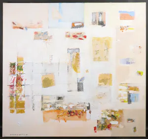 Anneke Peereboom - Gemengde techniek op doek, Een veelbelovende dag kopen? Bied vanaf 1!