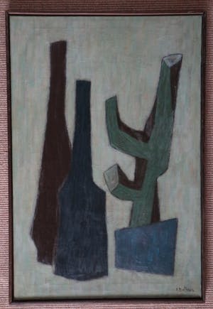 Aart Rietbroek - Abstractie van een stilleven kopen? Bied vanaf 225!