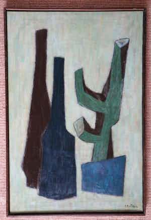 Aart Rietbroek - Abstractie van een stilleven verkocht voor € 225!