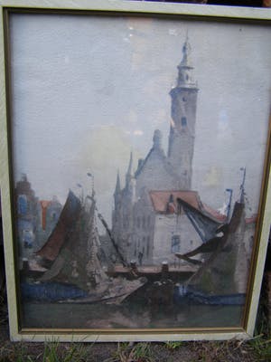 Willem Knip - Havengezicht Veere kopen? Bied vanaf 20!