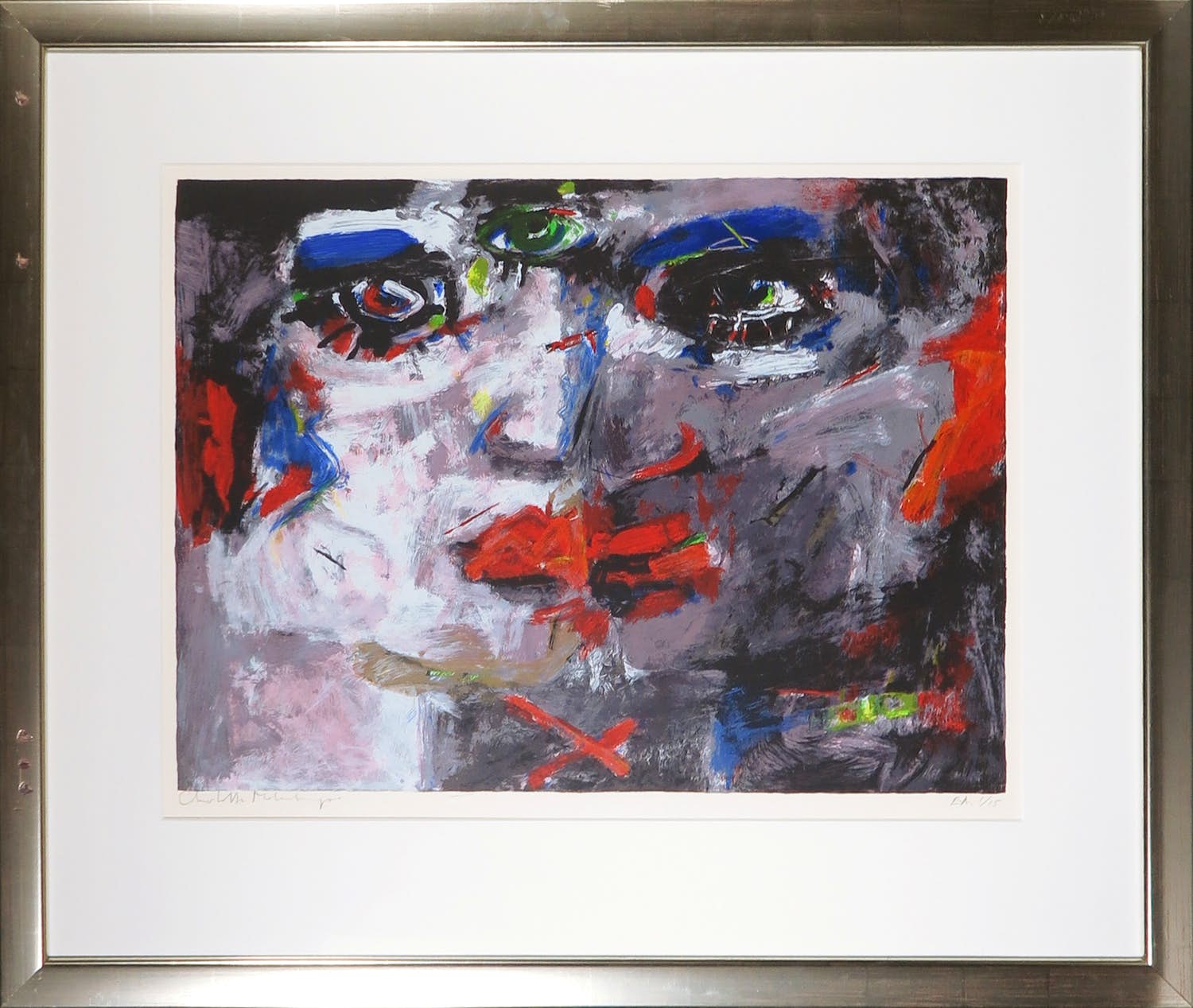 Charlotte Molenkamp - Zeefdruk, Gezicht - Ingelijst kopen? Bied vanaf 50!