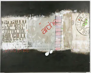 Antonio Poioumen - Gemengde techniek op doek, Cotton kopen? Bied vanaf 150!