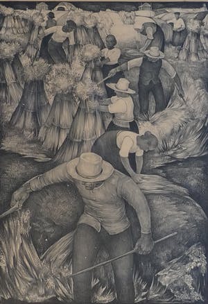 Willem van den Berg - Willem van den Berg, Lithografie, De oogst kopen? Bied vanaf 40!