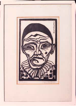 Cor de Wolff - 4 portretten: De Clown, De Dronkaard, De Idioot, Levenslang verkocht voor € 80!