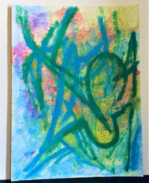 Marie-Christine Meersschaert - 2 grote kleurrijke composities kopen? Bied vanaf 39!